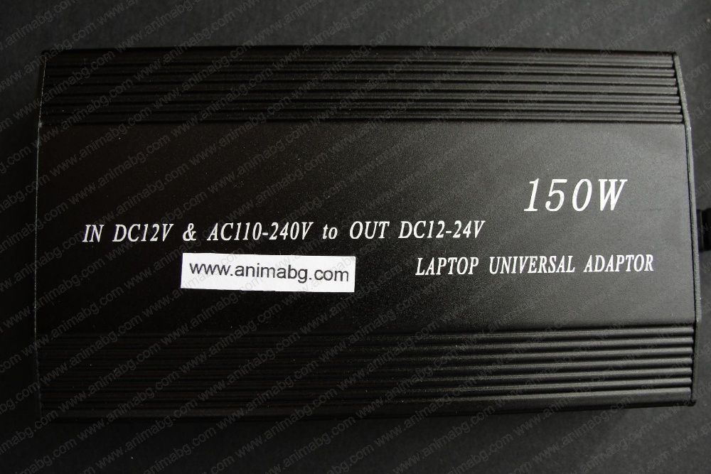 ANIMABG Универсално зарядно за лаптопи 220/12/24 V
