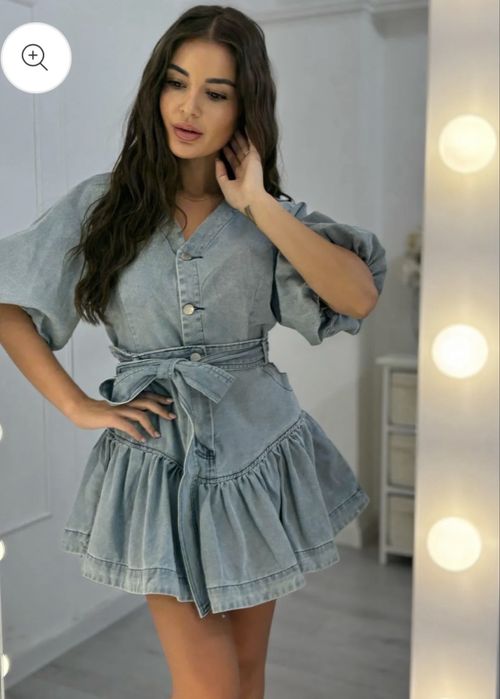 Дамски дънков комплект fashion house