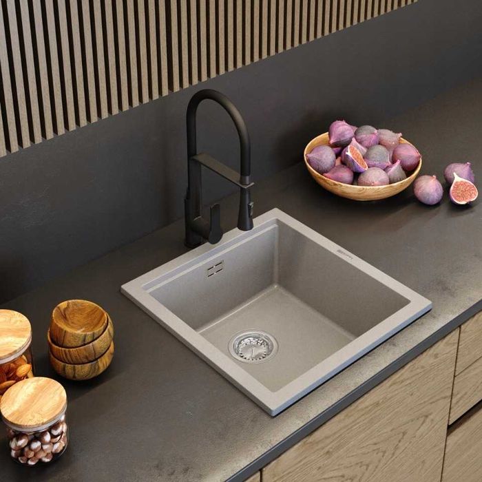 Гранитна мивка Granitan Tuga 48см