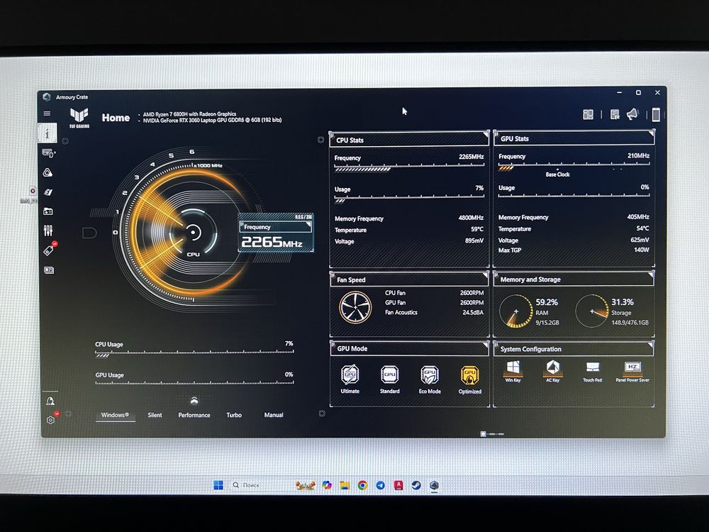 Продаю свой Asus TUF A15