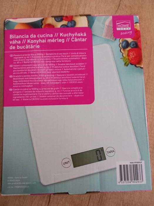 Cantar de bucatarie digital nou