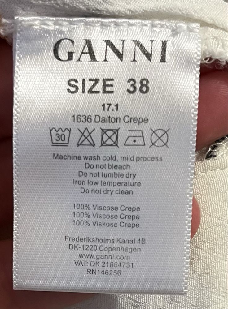 Рокля Ganni Dalton Crepe