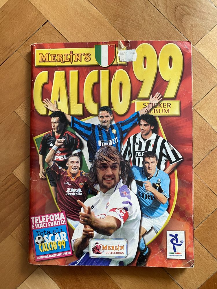 Album fotbal Il Calcio 99 complet