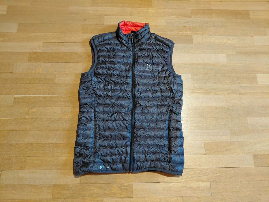 Haglöfs Essens II мъжки XS пухен елек оригинал 97% много фин пух