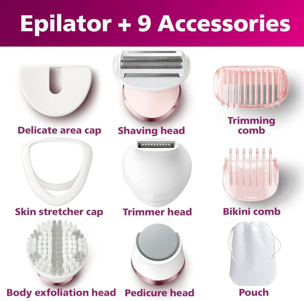 Эпилятор Philips BRE740/11 Epilator 8000 Series 1 Год Гарантия