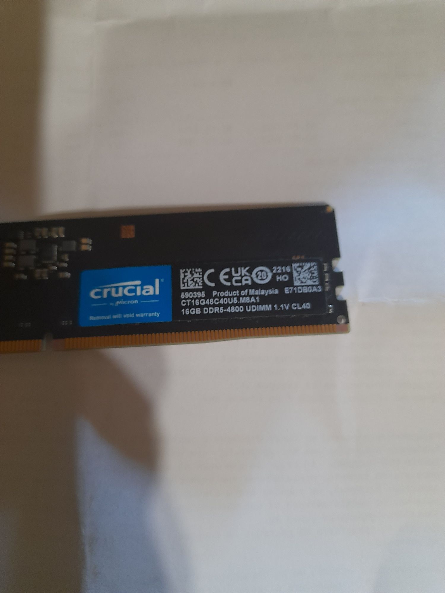 Продавам Рам DDR 5 16gb