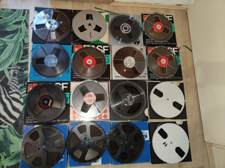Benzi de Magnetofon 18cm BASF, Philips,Agfa,TDK, Sony