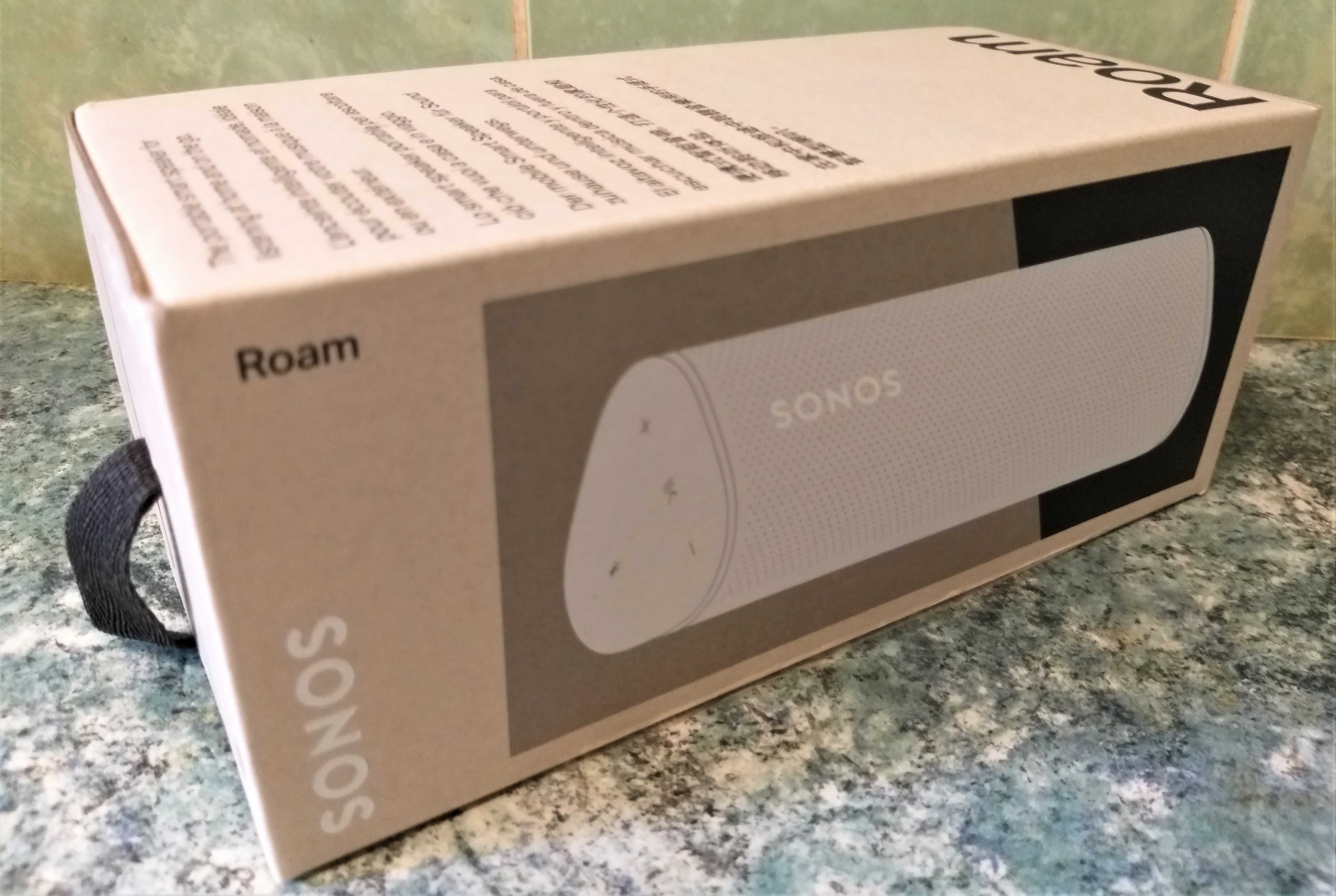 Boxa smart portabila wireless Sonos Roam Lunar White (noua-sigilata)