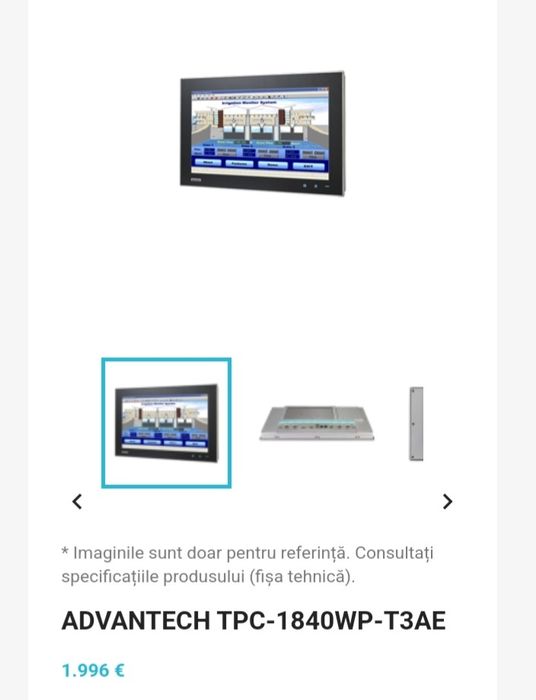 Advantech TPC-1840WP-T3AE
1.996 €