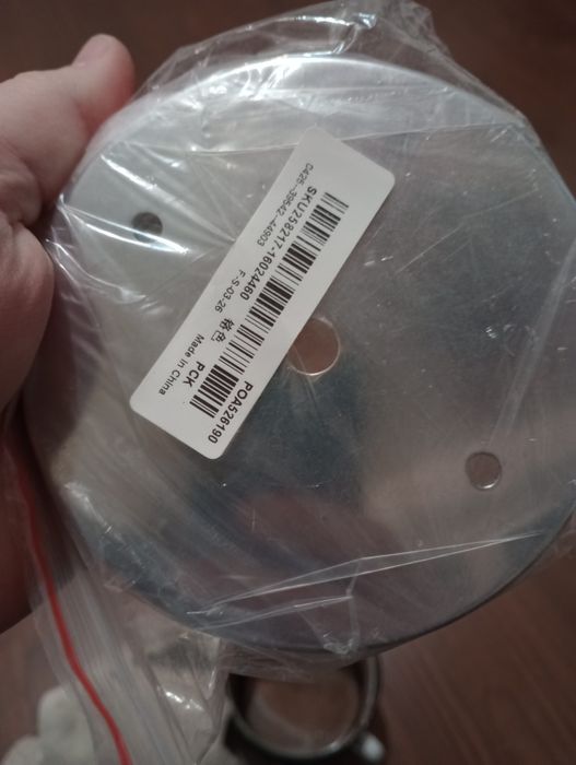 Suport tavan lustra cromat.