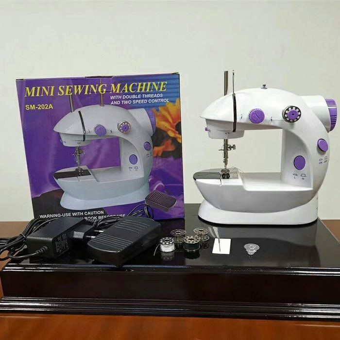 Mini tikuv mashina ayol qizlar uchun tikuv mashinasi