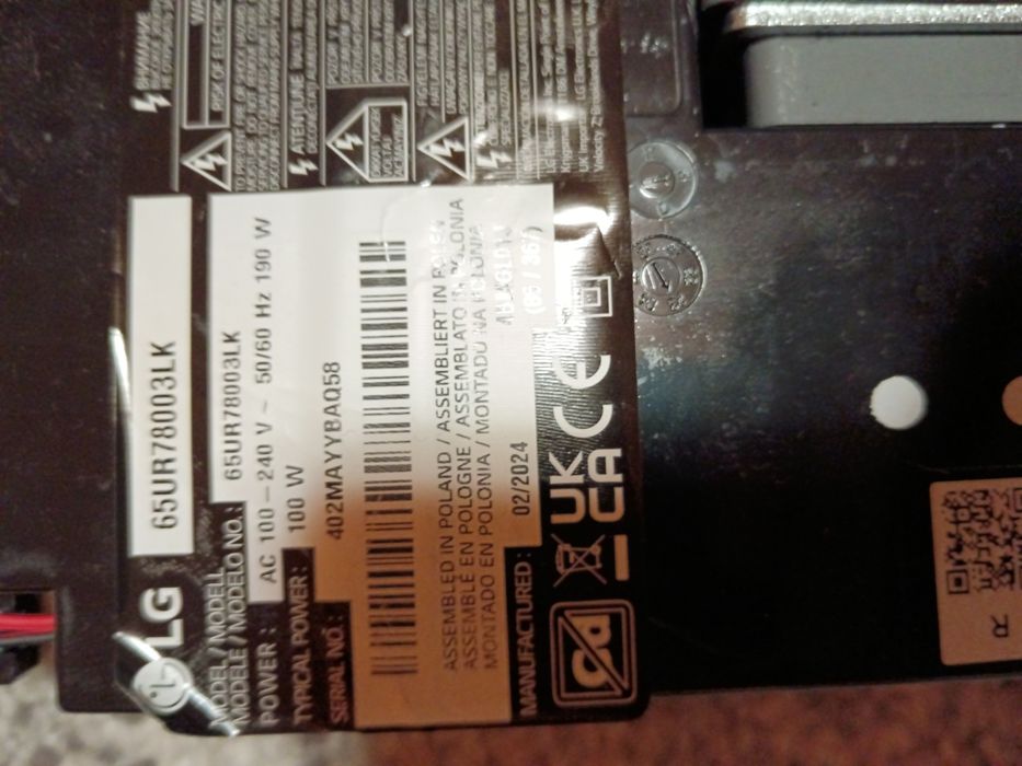 Sursa alimentare LGP6065AT-22U1 TV LG 65 inch