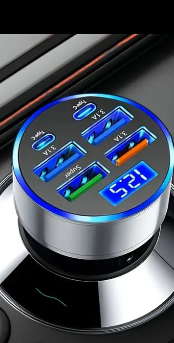 Incarcator auto 4 porturi