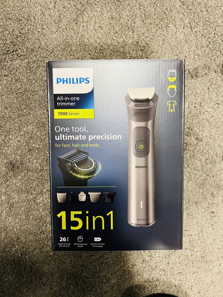 Aparat de tuns Philips Multigroom 15 in 1 Seria 7000 , SIGILAT