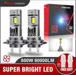 Set 2 becuri LED H7 300W