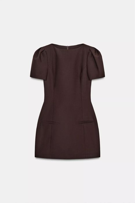 Рокля кафява zara