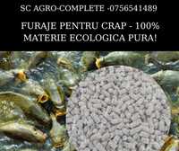 Furaje naturale concentrate granulate pentru crapi!