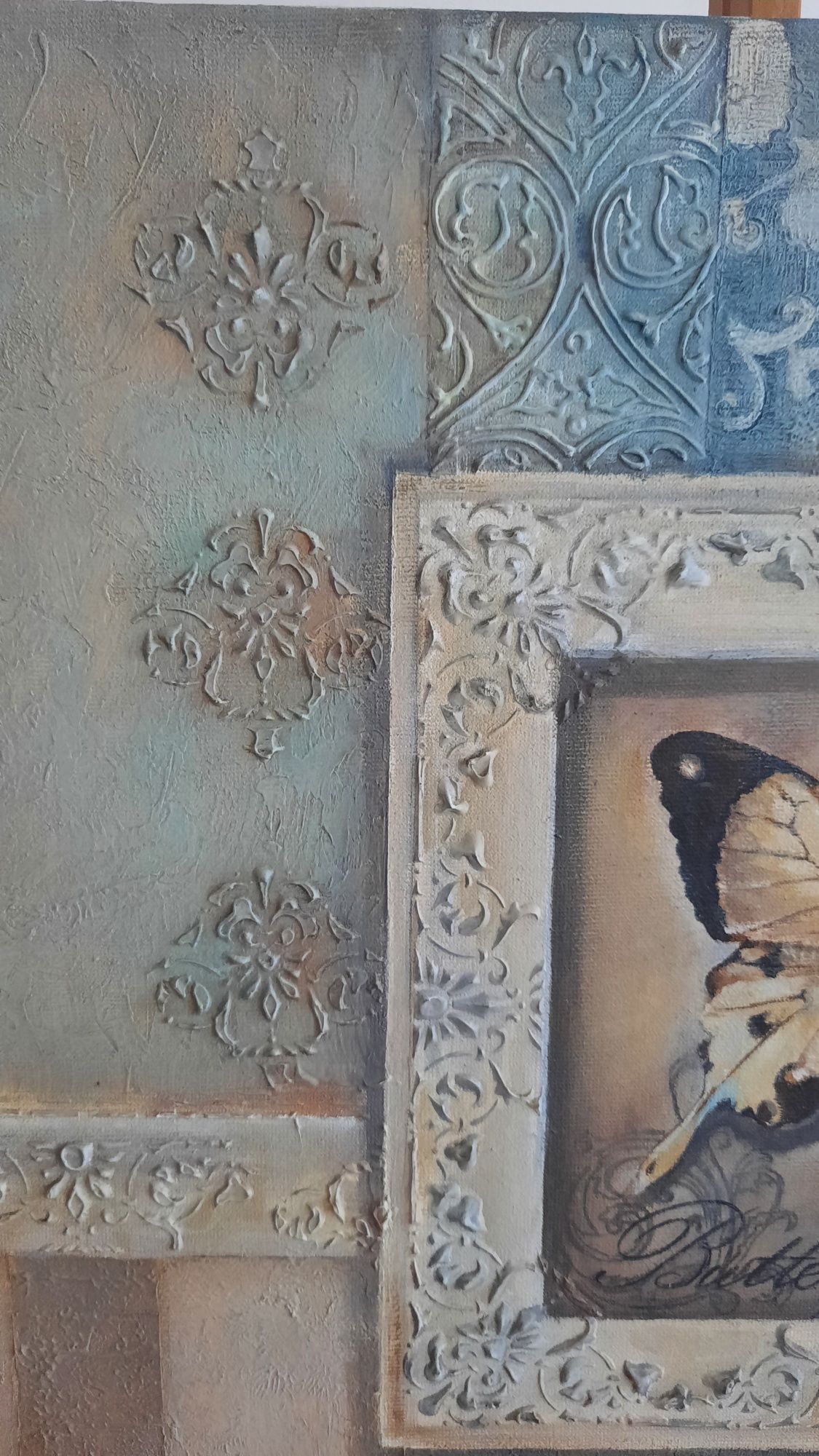 Картина  " Пеперуда n. 5. "  40×45 см.
