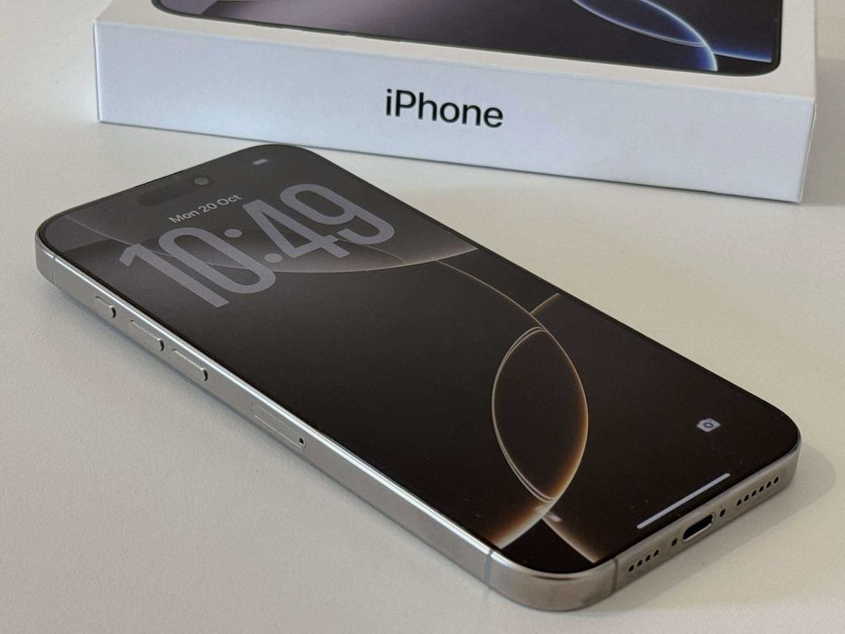 Бартер!Като НОВ! iPhone 16 Pro Max Natural Titanium