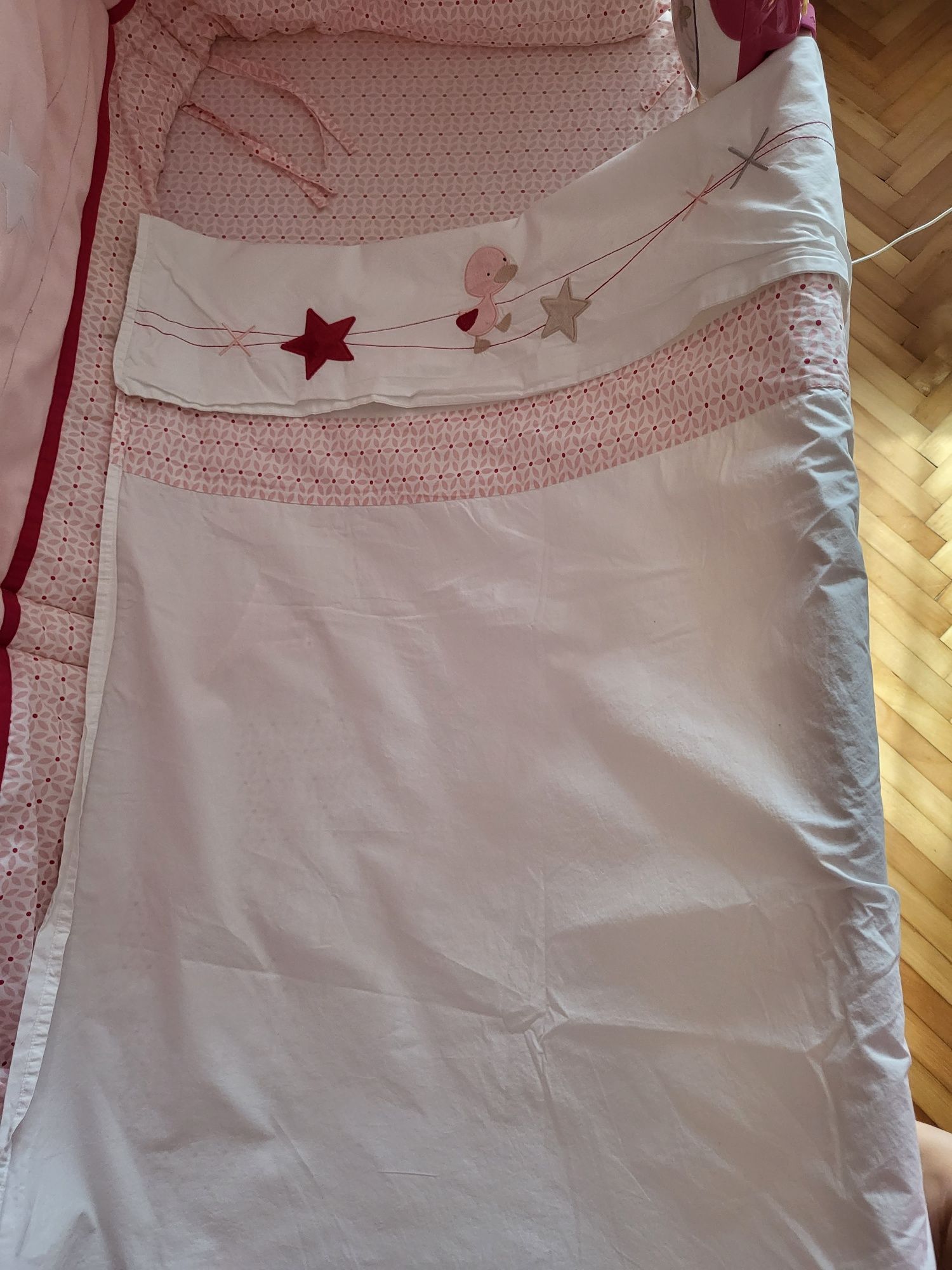 Сет чаршафи/обиколник за бебешко легло