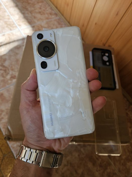 Huawei P60 Pro, 256gb, dual sim, ceramic alb, nu schimb