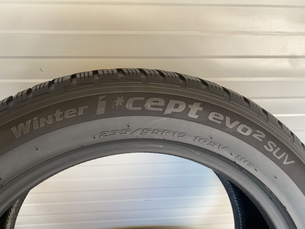 2бр зимни гуми 235/55/19/Hankook Winter Cept Evo2 SUV/dot2619г/6.2мм