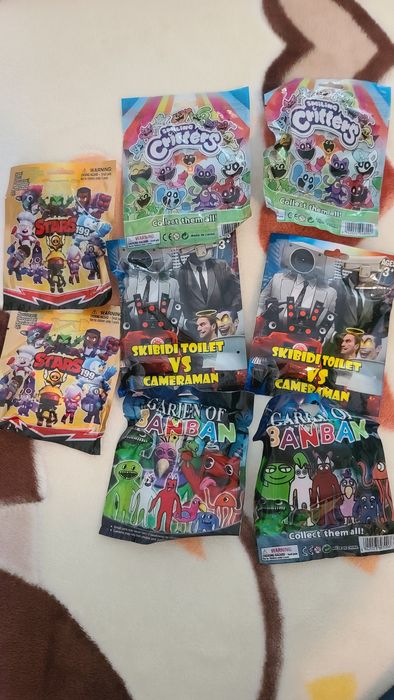 Plusuri si pliculete BanBan, Trolii, SpongeBob, Minec