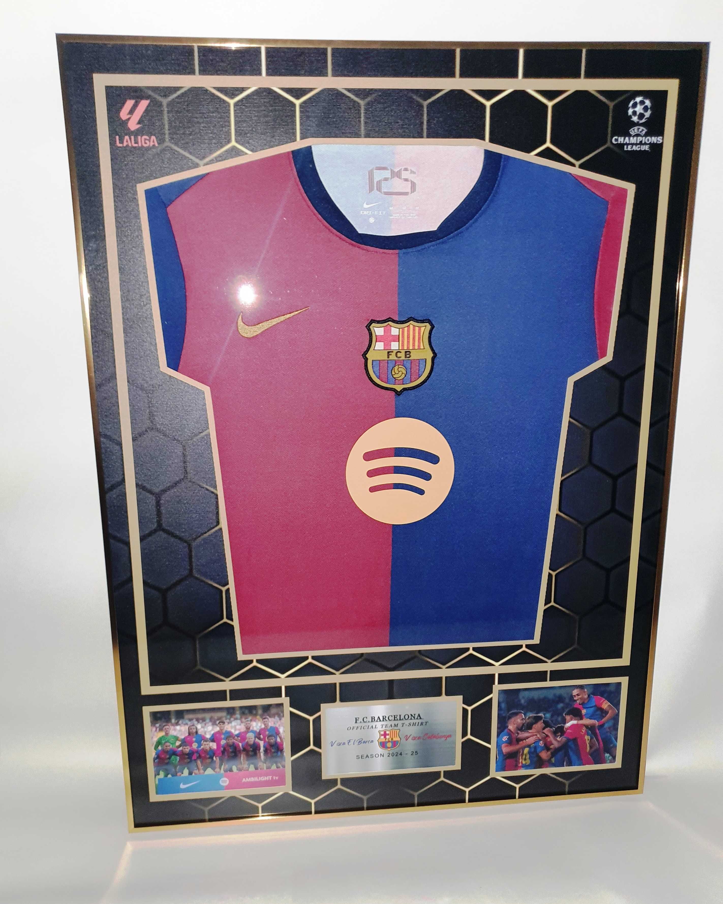 2025 Новая Форма Барселоны в рамке (Barca KIT in frame) в наличии 1 шт