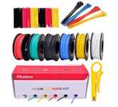 Set de fire siliconice Plusivo (22AWG, 6 culori, 7m fiecare) cabluri