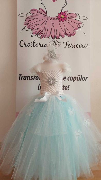 Rochita TUTU alba Craiasa Iernii Craiasa Zapezii Regiuna Ghietii