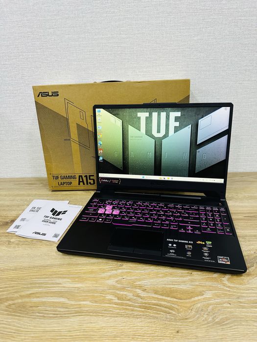 ASUS TUF Ryzen 7-16 Ядерный Мощный, Геймерский ноутбук с Гарантией