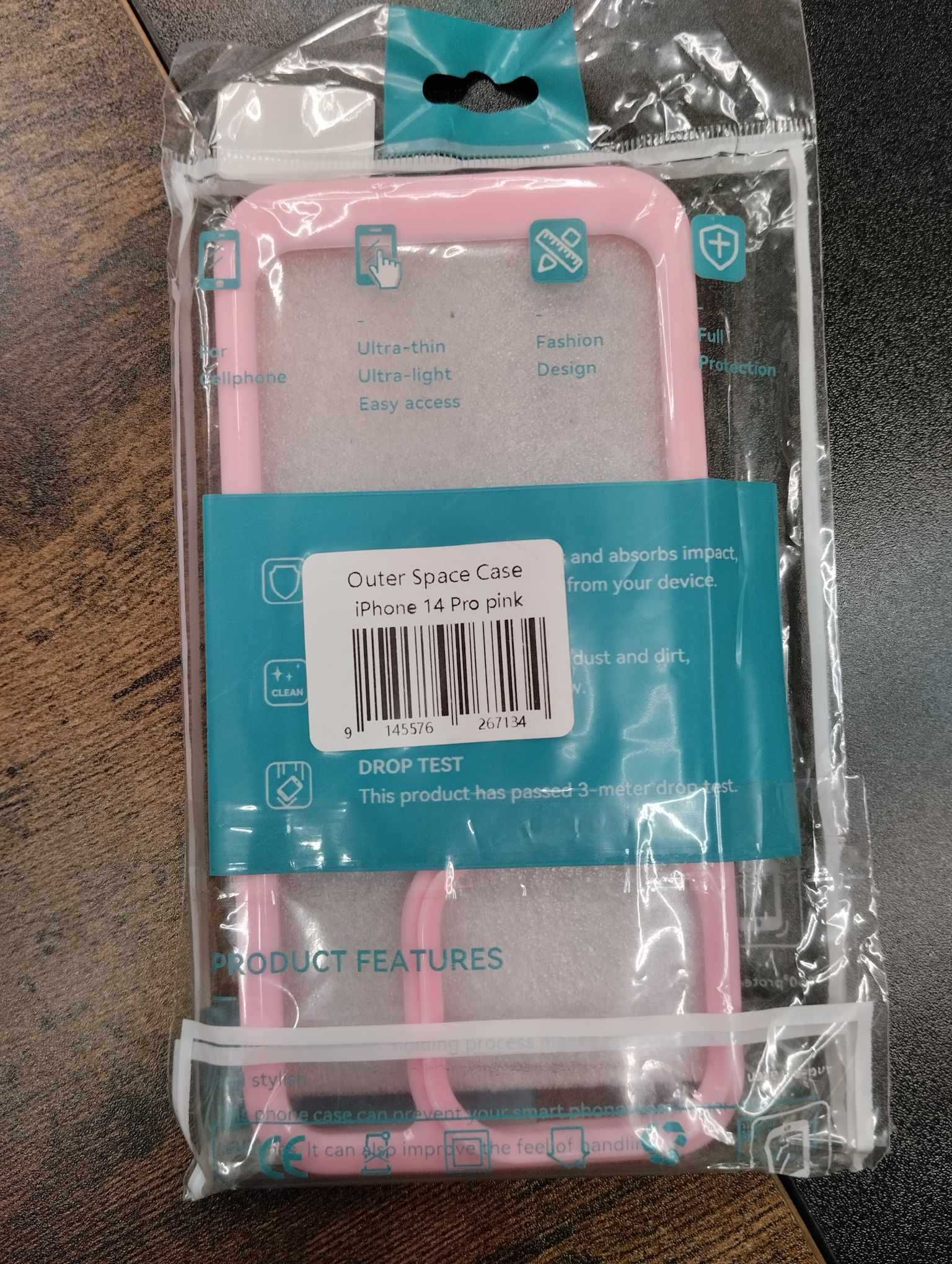 Удароустойчив кейс гръб за телефон IPhone 14 Pro розов