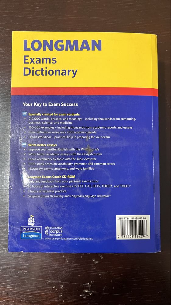 Longman Exams Dictionary