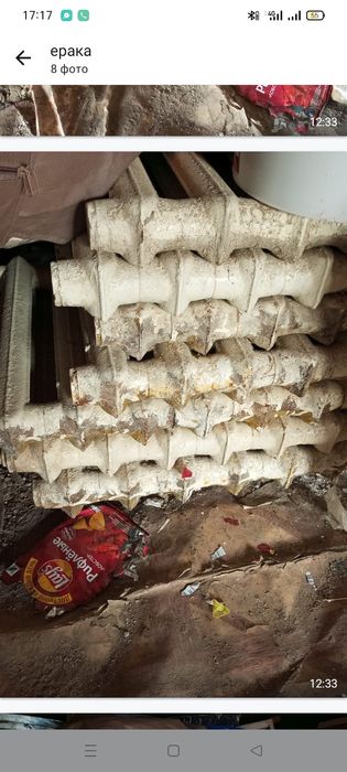 Продам чугунный радиатор, можно по секции