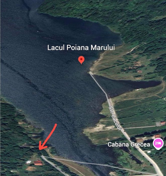 Teren de vânzare în Poiana Mărului, CS–Acces la lac și pârâul Scorilo