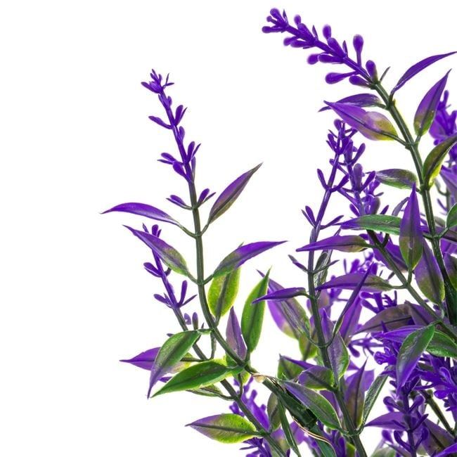 Деко лампа във формата на букет от лавандула