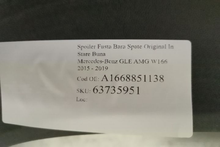 Спойлер Предна/Задна Броня Оригинален В Добро Състояние Мерцедес-Бенц