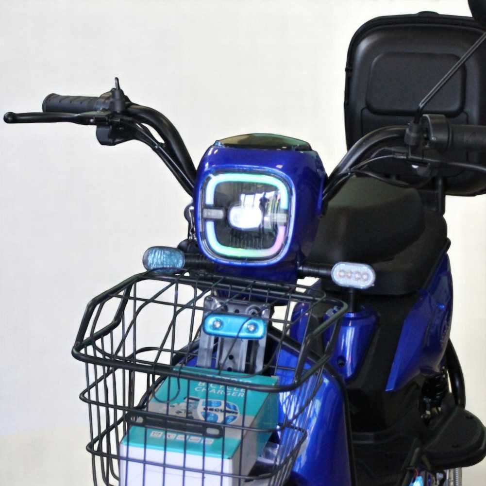 Електрически скутер с педали MaxMotors EBZ 14 500W/48V/12Ah - BLUE