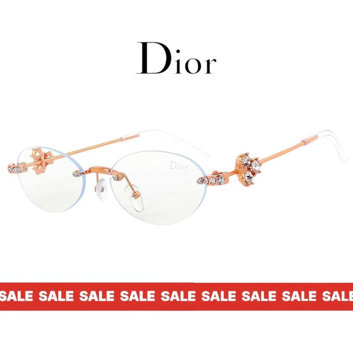 Dior Zircon 2026 Луксозни дамски слънчеви очила с Камъни - Цирконий