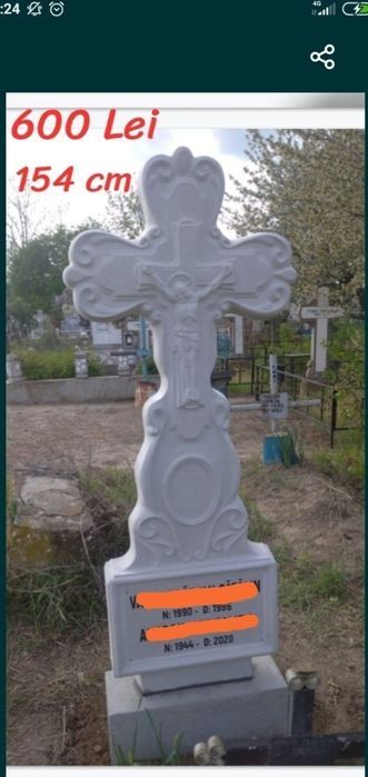 Cruci,monumente funerare și gărduț ptr cimitir