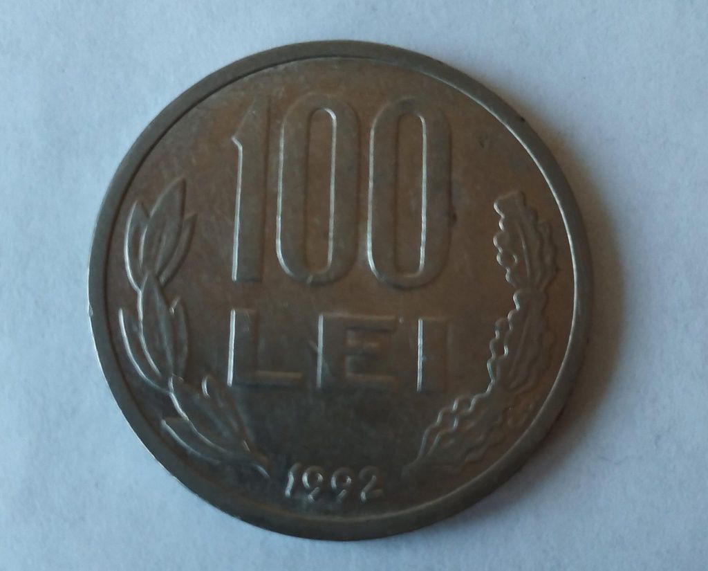 Vând moneda 100 de lei Mihai Viteazul din anul 1992
