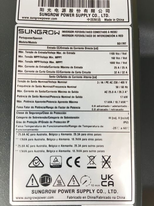 1 invertor 20kw trifazic