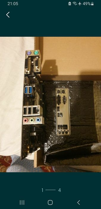 Placa de bază MSI și procesor și Asus H310 gen 8..9