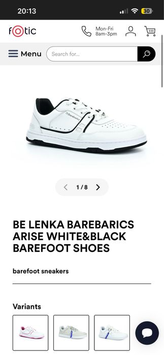 Vand pantofi barebarics  1995 arise