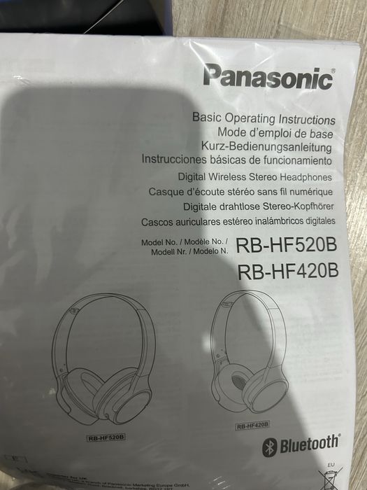 Căști Panasonic WIRELESS Bluetooth noi