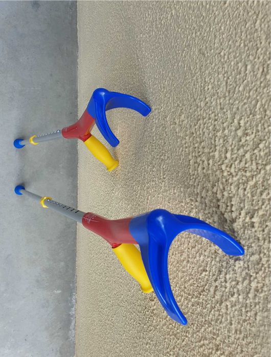 Set carje copii, antebrat, aluminiu, reglabile