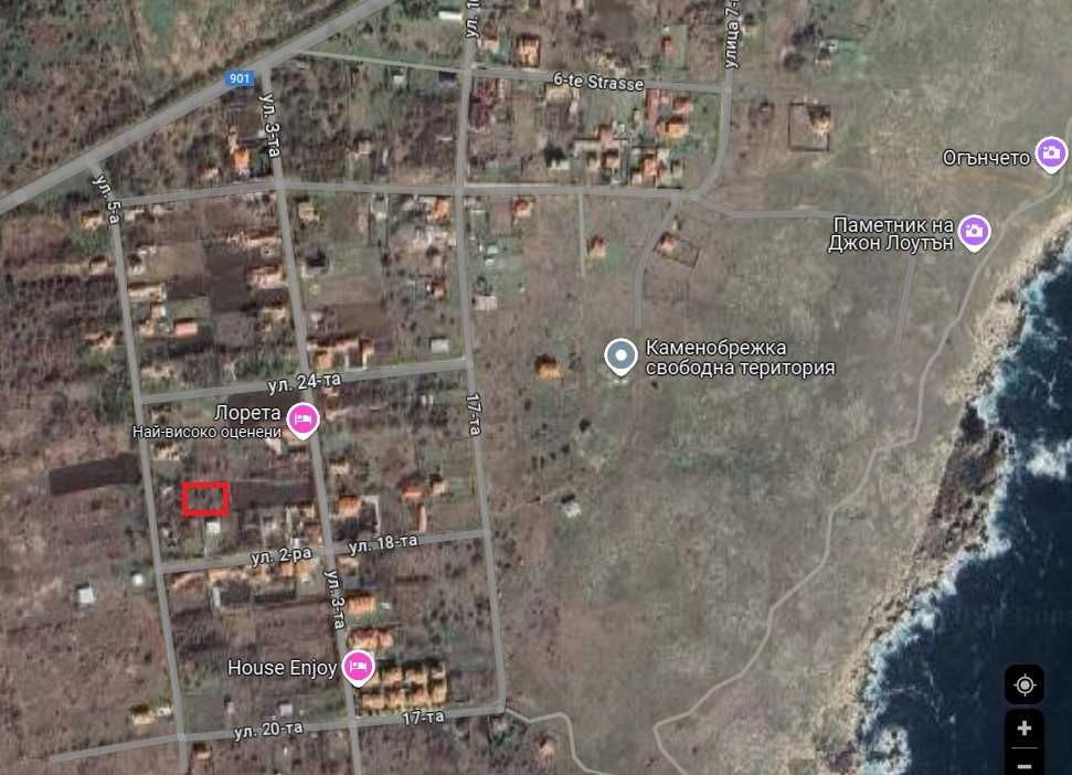 Продава се Парцел в с. Камен бряг, Област Добрич - 845 кв.м за 31 €/кв.м - Снимка #3
