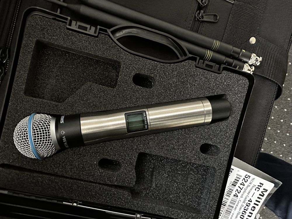 Shure Ur4S+ cu beta 58 A Nickel