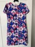 Rochie florală albastru lejera de vara/primăvara, XS/34