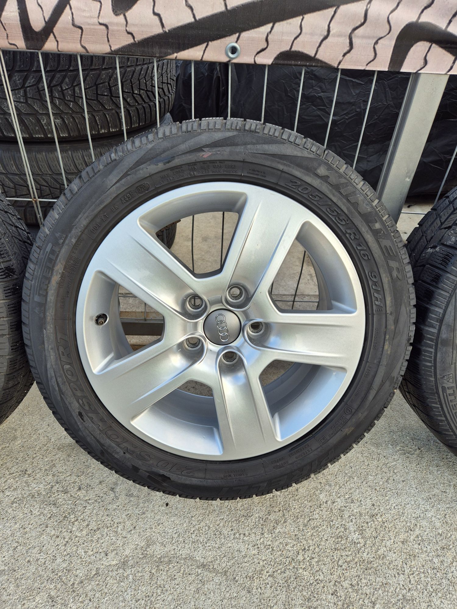 Джанти Audi 16 цола , 5х112 , 7j , et42 , 205/55/16 Vw , Seat  Skoda